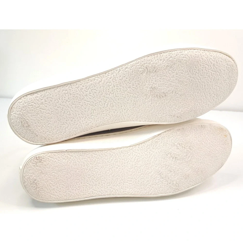 Y2K OLD NAVY Court‎ Sneakers Women's 8 Light Taupe Tennis Shoe Preppy